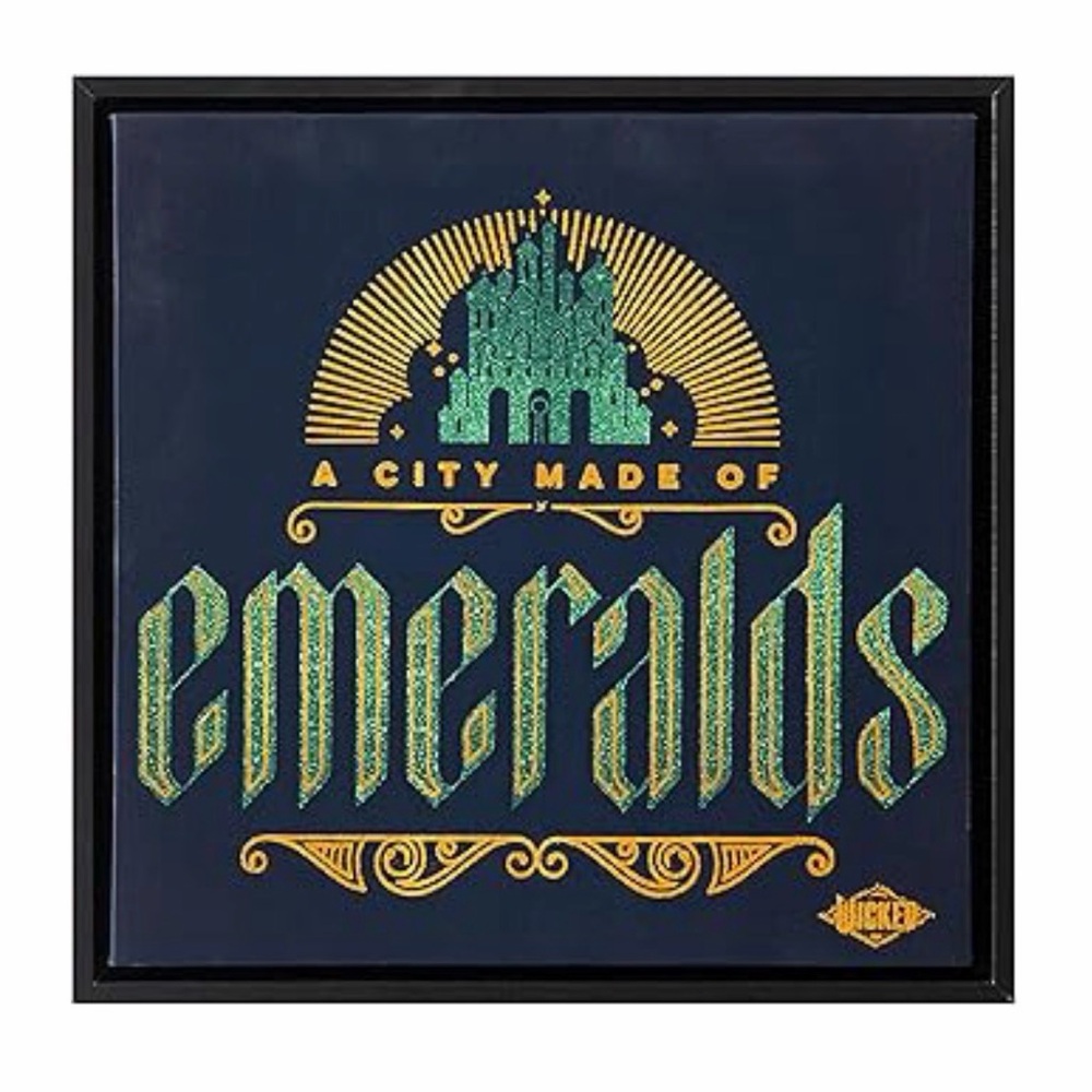 NWT Wicked Emerald City Wall Art
